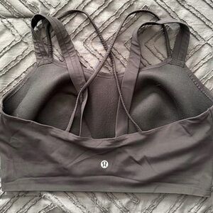 lululemon athletica Charcoal Sports Bra